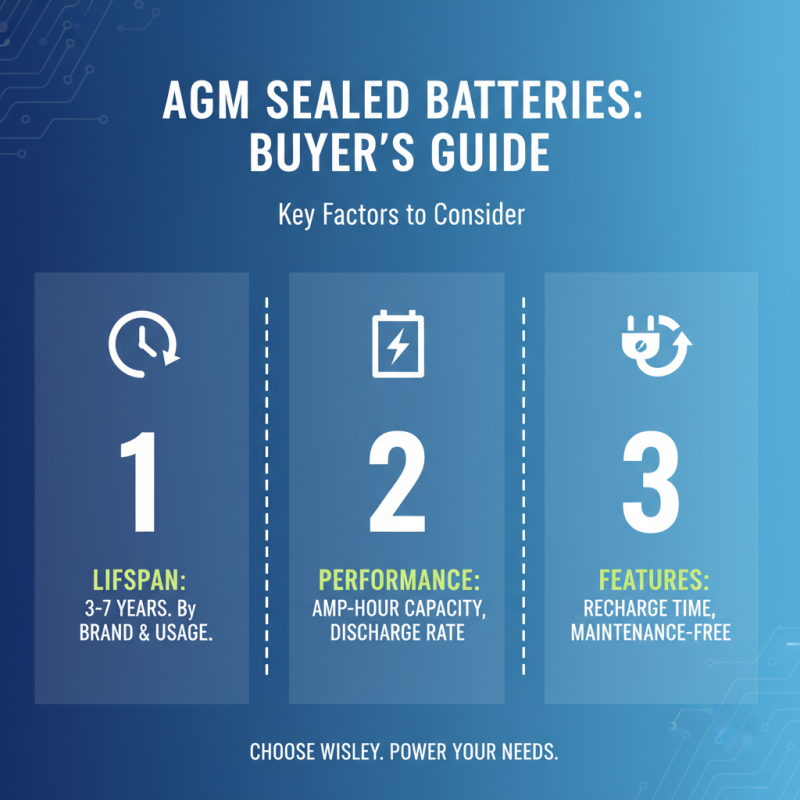 How to Choose the Best AGM Sealed Battery for Your Needs?