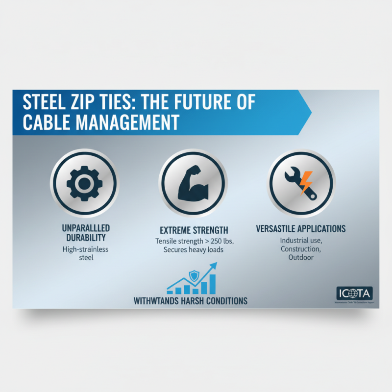 10 Best Steel Zip Ties for Maximum Durability and Versatility in Securing Cables