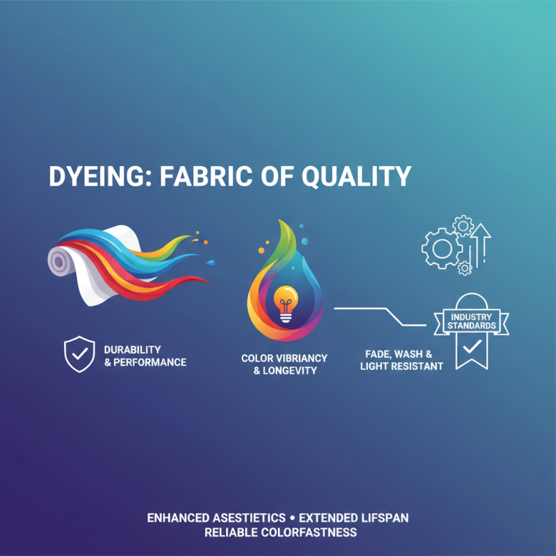 Why is the Dyeing Process Essential in the Textile Industry for Quality and Sustainability
