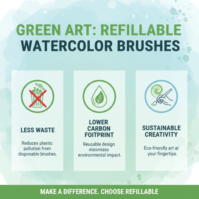 Why You Should Use Refillable Watercolor Brushes for Your Art Projects