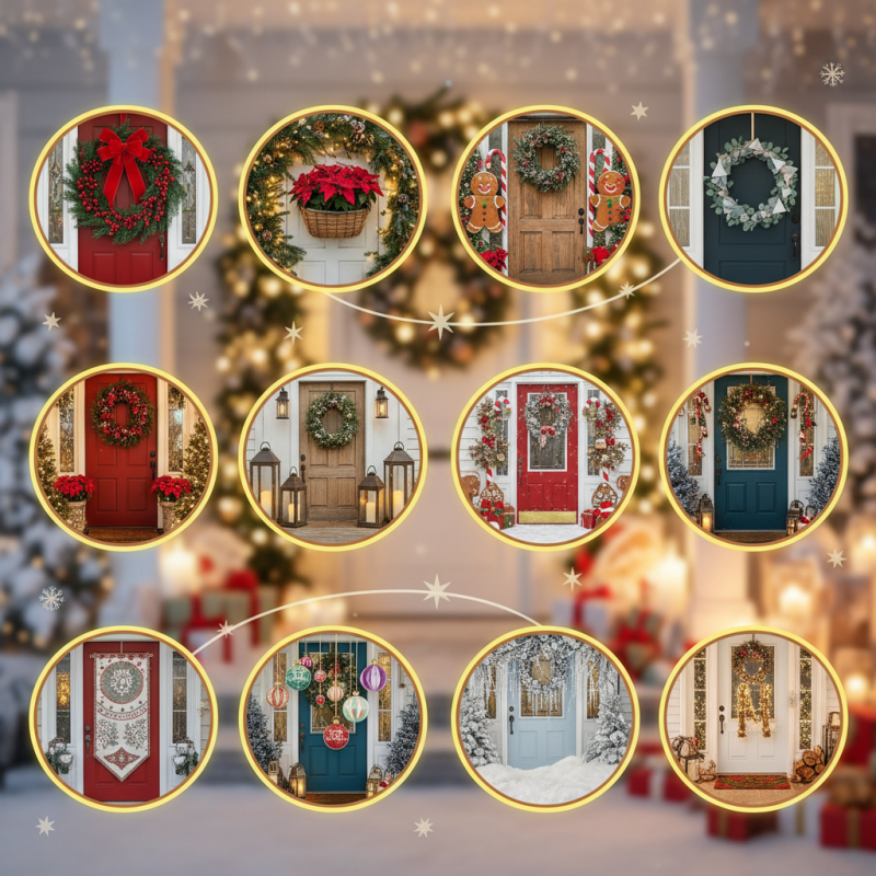 Top 10 Christmas Door Decorations to Make Your Home Festive This Holiday Season