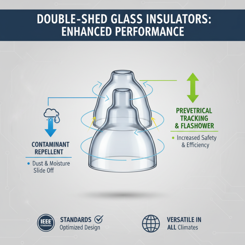 What is a Double Shed Glass Insulator and How Does it Work