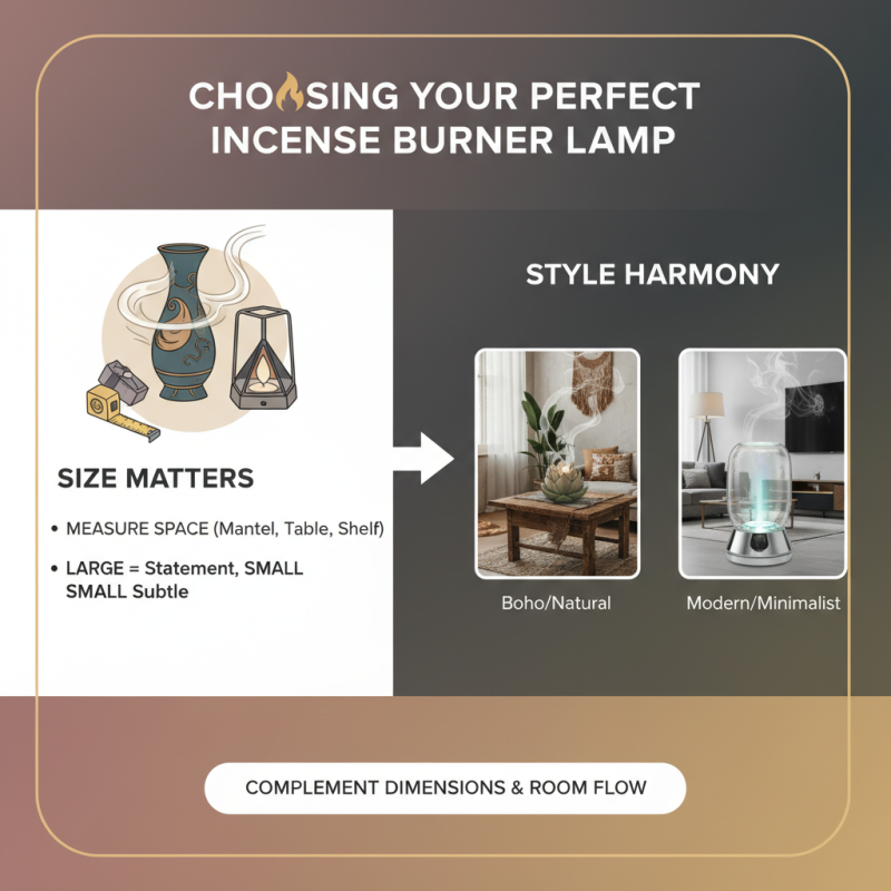 How to Choose the Perfect Incense Burner Lamp for Your Home Decor