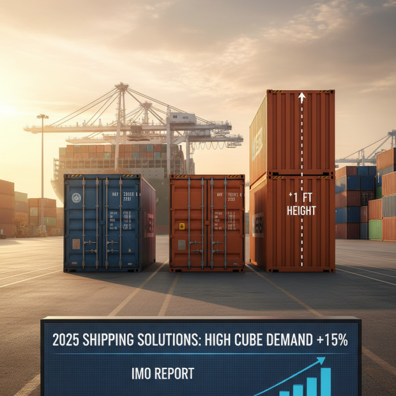 How to Choose the Right High Cube Shipping Container for Your Needs in 2025