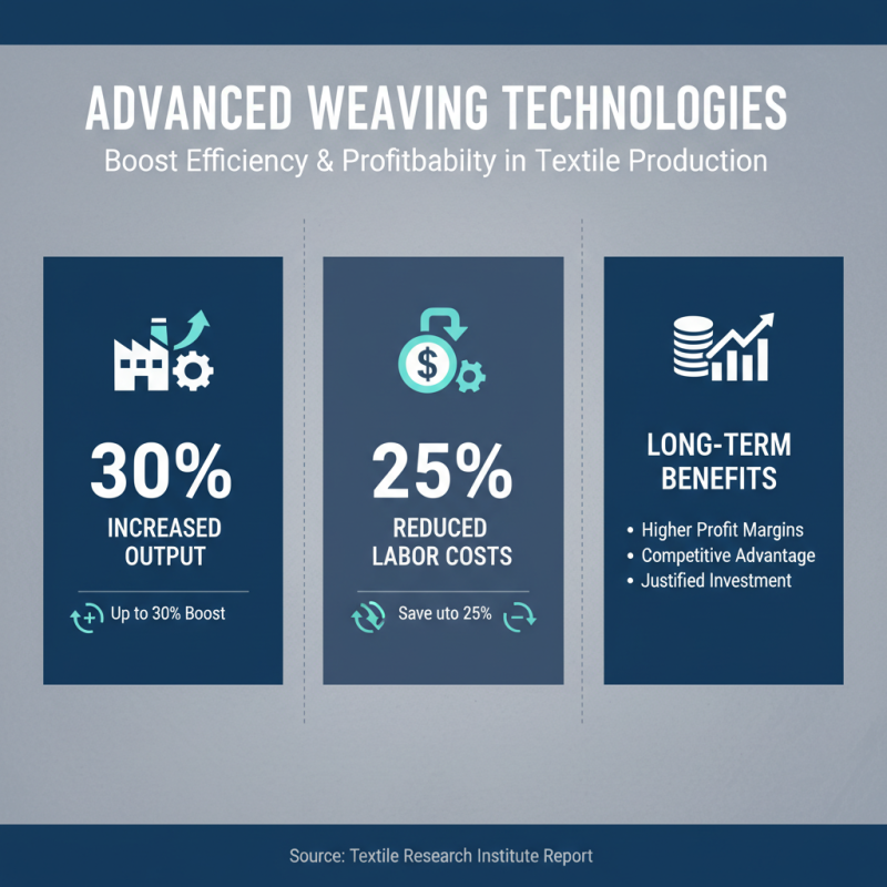 Top 10 Best Weaving Machines for Efficient Textile Production