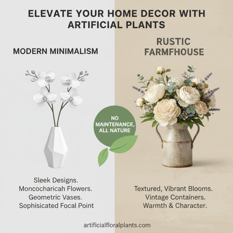 What Are Artificial Floral Plants and How Can They Enhance Your Home Decor