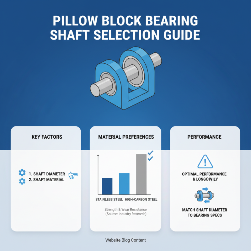 2025 How to Choose the Right Pillow Block Bearings and Shaft for Your Needs