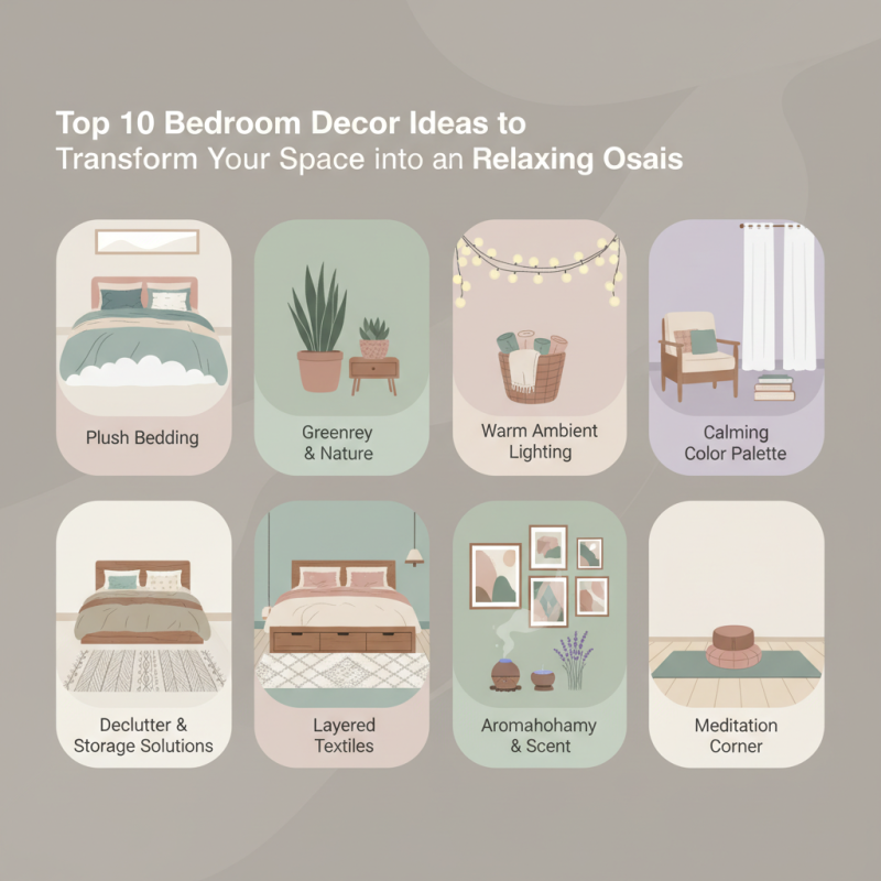 Top 10 Bedroom Decor Ideas to Transform Your Space into a Relaxing Oasis