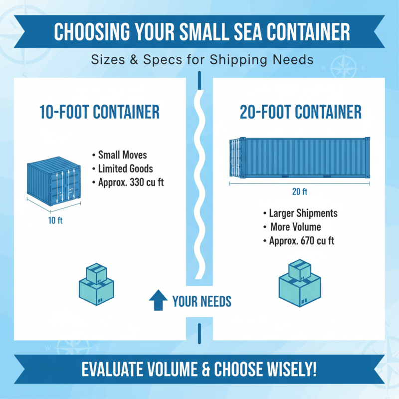 How to Choose the Best Small Sea Container for Your Shipping Needs