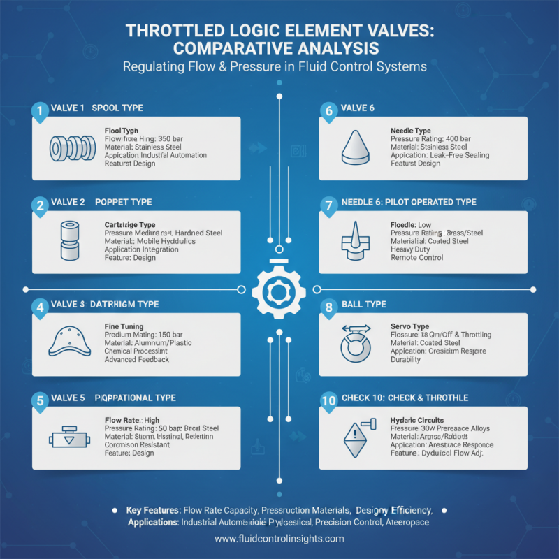 Top 10 Throttled Logic Element Valves: Key Features and Applications