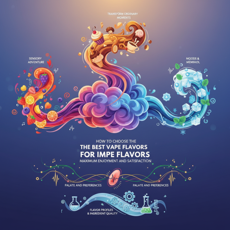 How to Choose the Best Vape Flavors for Maximum Enjoyment and Satisfaction