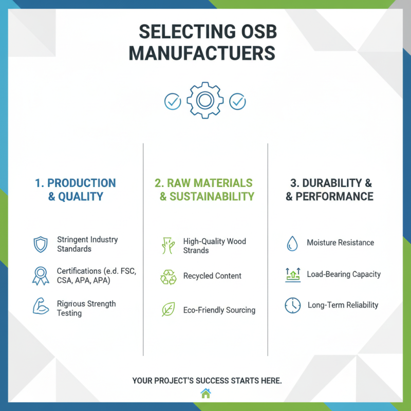 Top OSB Manufacturers: Key Factors to Consider for Your Next Project