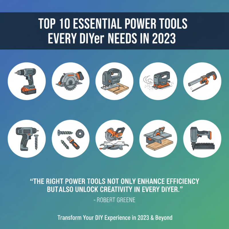 Top 10 Essential Power Tools Every DIYer Needs in 2023