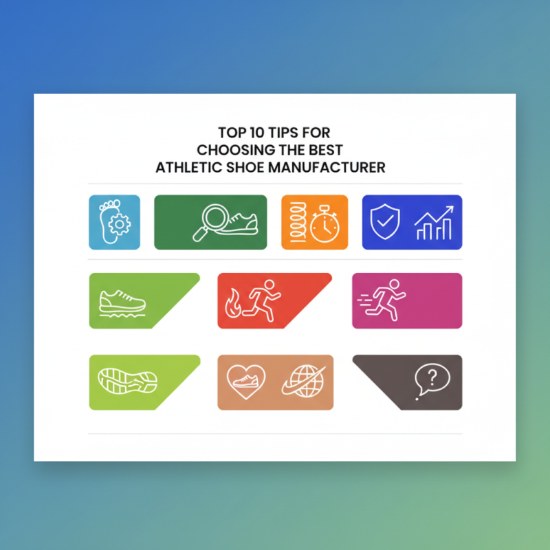 Top 10 Tips for Choosing the Best Athletic Shoe Manufacturer for Your Needs