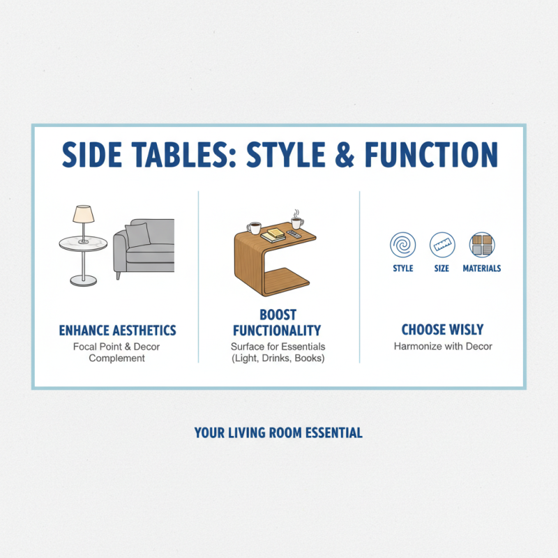 How to Choose the Perfect Side Table for Your Living Room Decor
