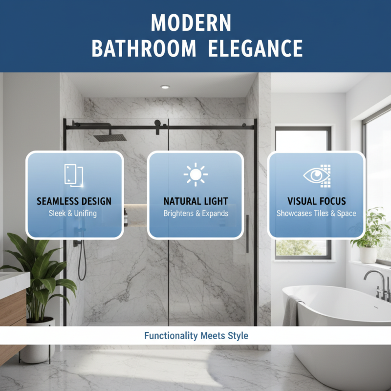 Top 10 Benefits of Sliding Door Glass Showers for Modern Bathrooms