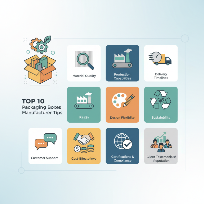 Top 10 Packaging Boxes Manufacturer Tips to Choose the Best for Your Business