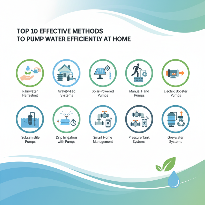 Top 10 Effective Methods to Pump Water Efficiently at Home
