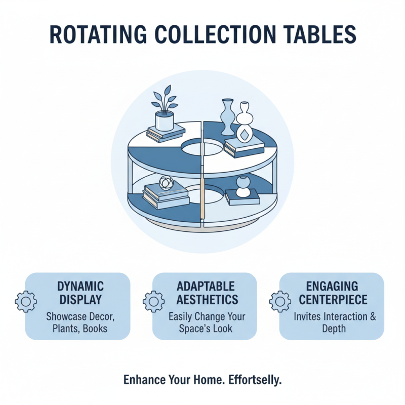 Best Rotating Collection Table Ideas for Your Home Decor