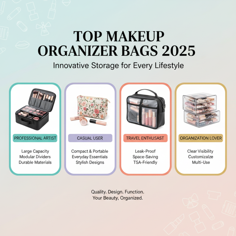 Top Makeup Organizer Bags of 2025 for Easy Storage and Travel