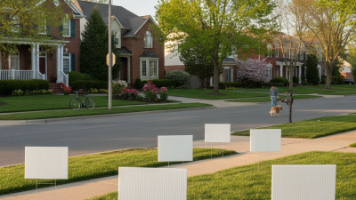 Why Choose Corrugated Yard Signs for Your Next Marketing Campaign