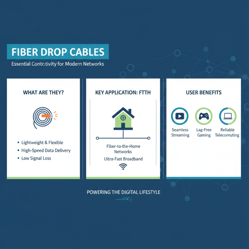 What is Fibre Drop Cable and Its Uses in Network Installation