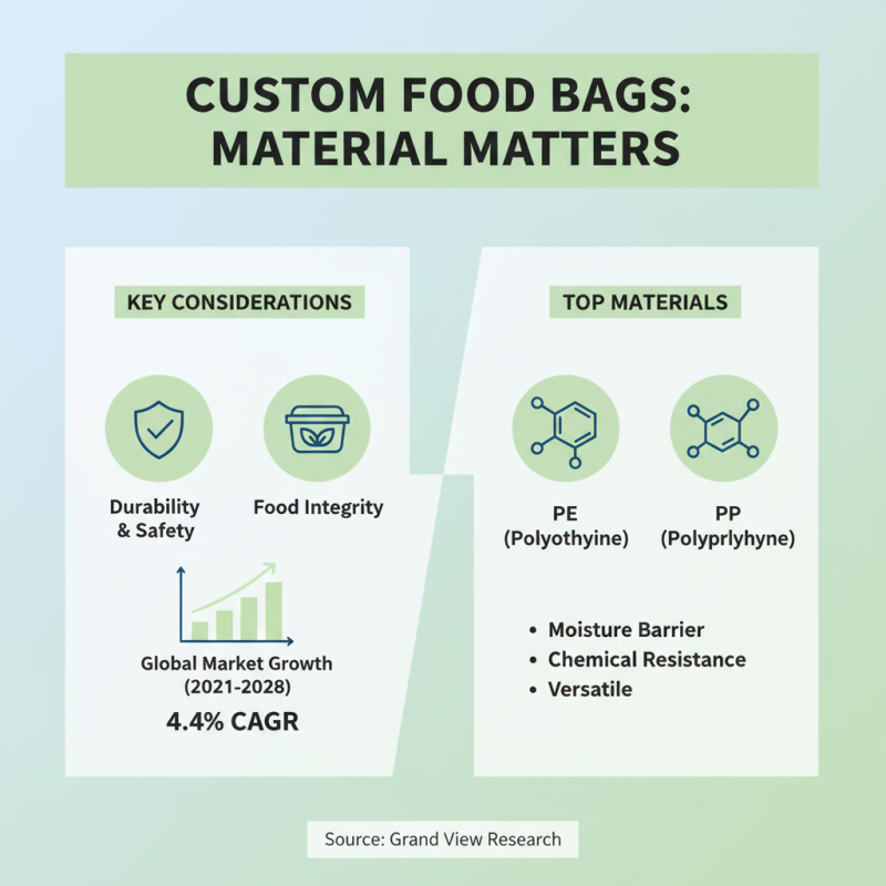 How to Choose the Best Custom Food Bags for Your Business Needs