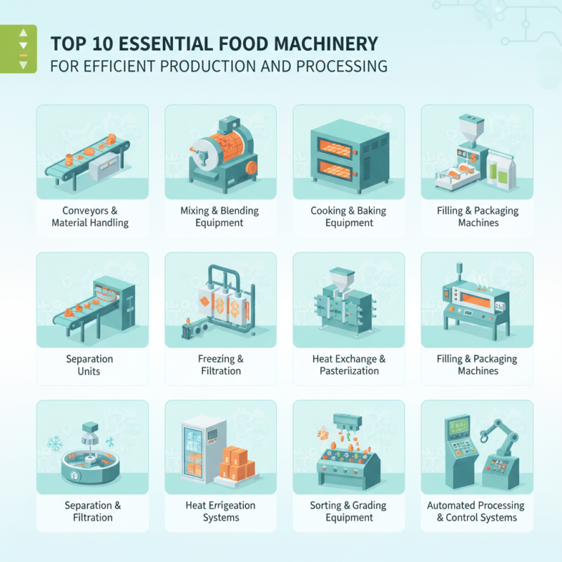 Top 10 Essential Food Machinery for Efficient Production and Processing