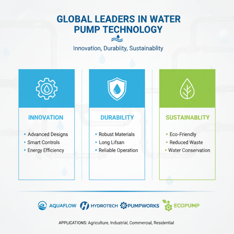 Top 2025 Suppliers of Water Pumps You Need to Know