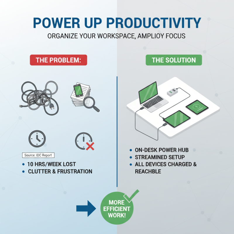Why You Need an On Desk Power Solution for a More Organized Workspace