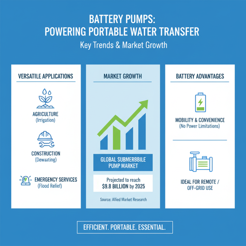 Top 10 Battery Pumps for Efficient Water Transfer and Easy Usage