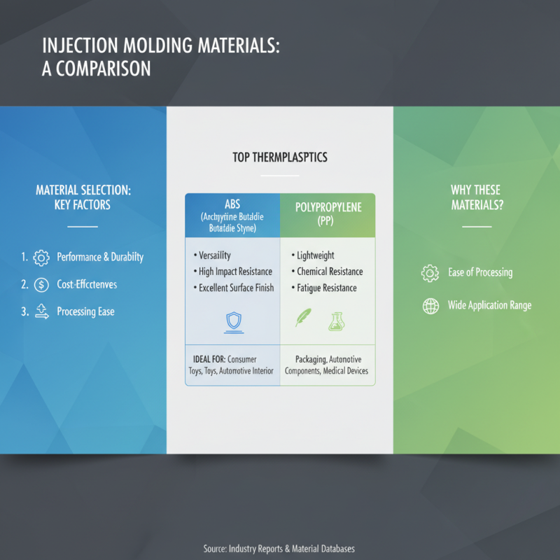 Top 10 Injection Molding Materials You Need to Know for Your Projects