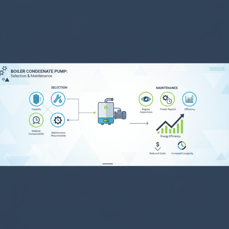 How to Choose and Maintain a Boiler Condensate Pump for Optimal Performance