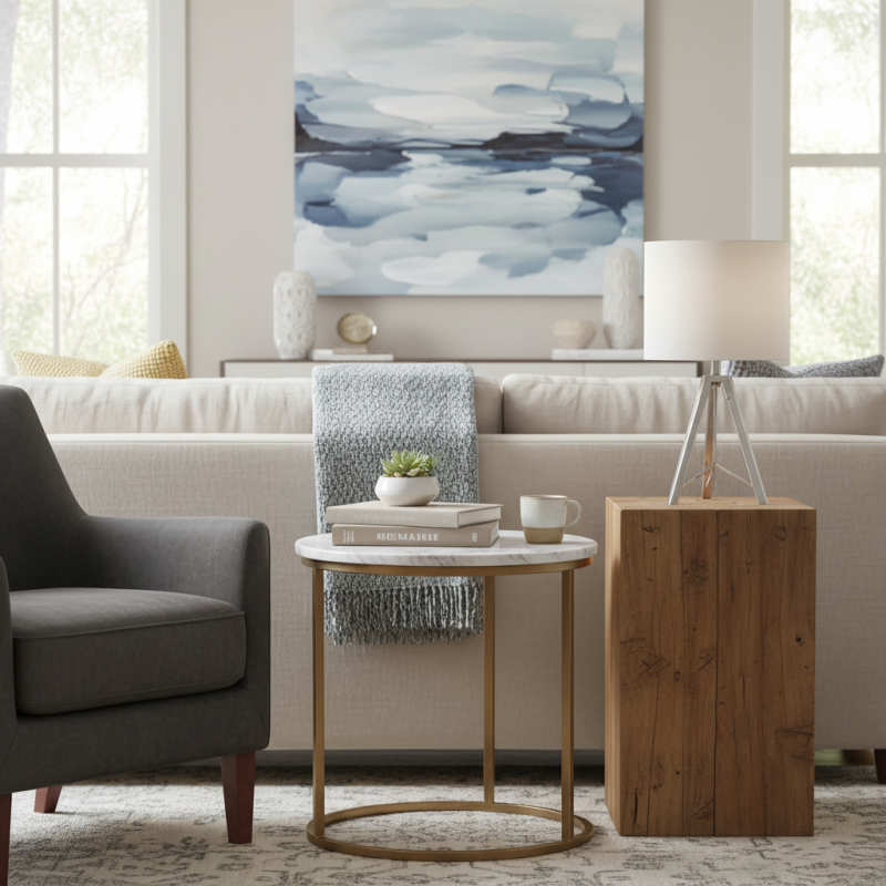 How to Choose the Perfect Side Table for Your Living Room Decor
