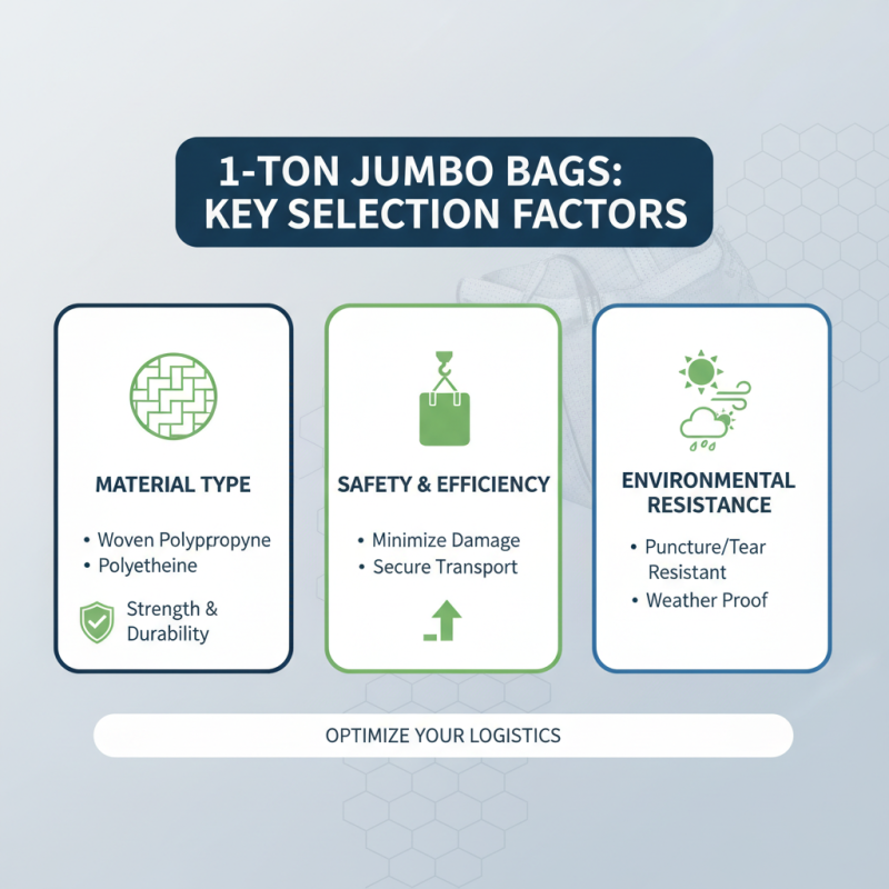 How to Choose the Right 1 Ton Jumbo Bags for Your Packaging Needs