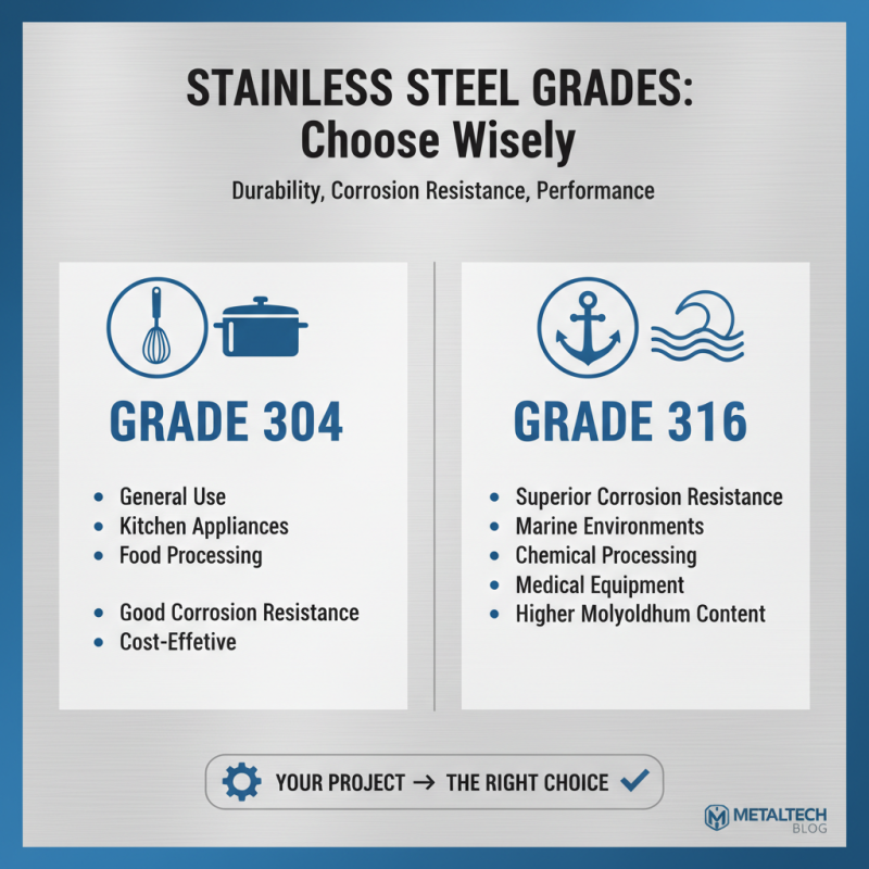 Top 10 Stainless Steel Grades You Need to Know for Your Projects