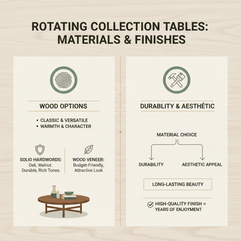 Best Rotating Collection Table Ideas for Your Home Decor