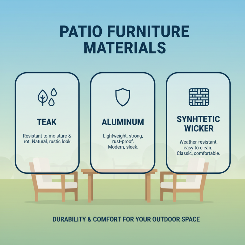 What to Consider When Choosing Patio Furniture for Your Backyard Space