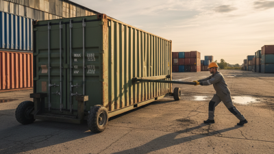 How to Safely Move a Container by Yourself and What You Need to Know