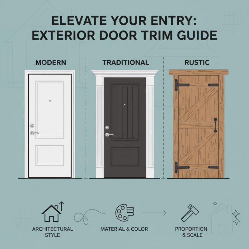 Top 10 Exterior Door Trim Ideas to Enhance Your Home's Curb Appeal