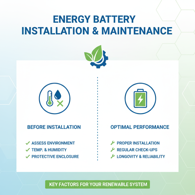 How to Choose the Best Energy Battery for Your Renewable Energy Needs