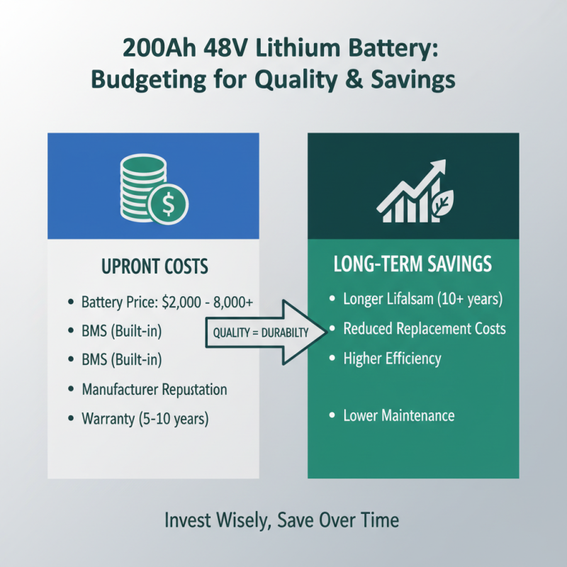 How to Choose the Right 200Ah 48V Lithium Battery for Your Needs
