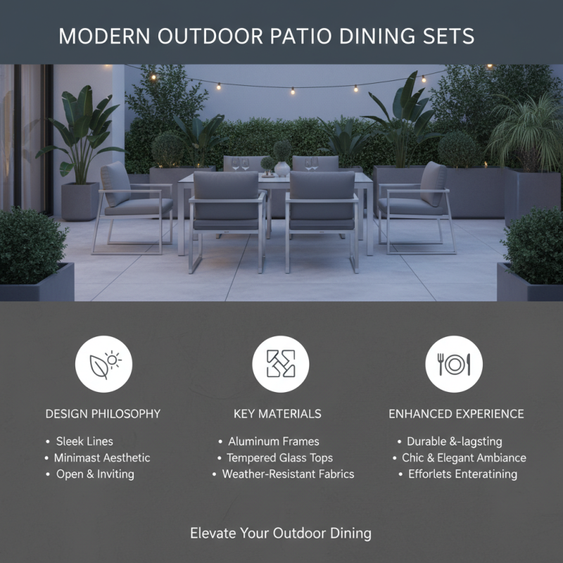 Why Choose Outdoor Patio Dining Sets for Your Ideal Outdoor Experience?