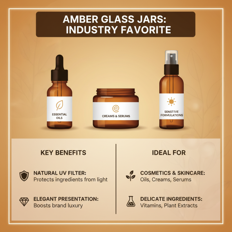 What is Amber Glass Jars and Why Are They Popular for Storage