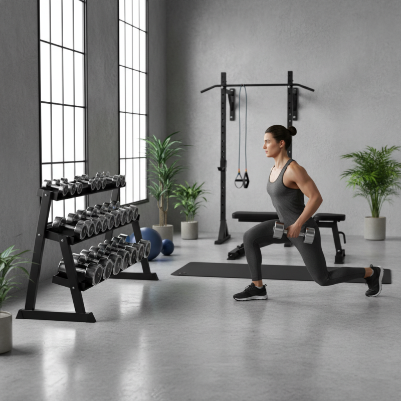 Why Choose Rack Dumbbells for Your Home Gym Setup and Workouts