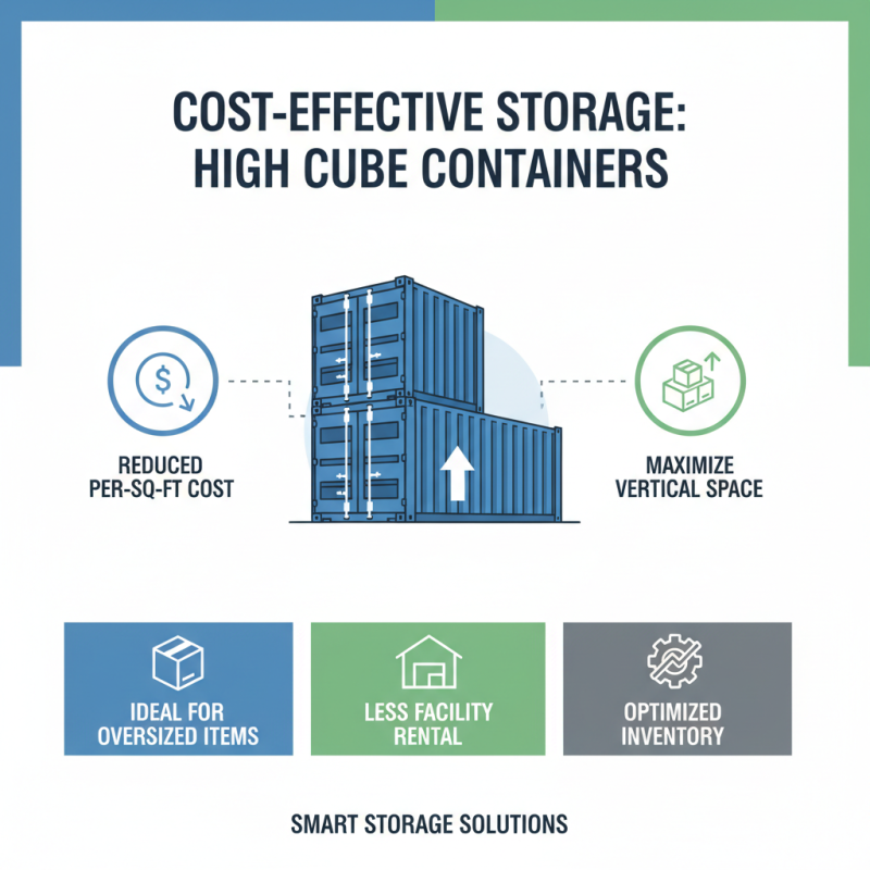 Why High Cube Shipping Containers Are the Best Choice for Your Storage Needs