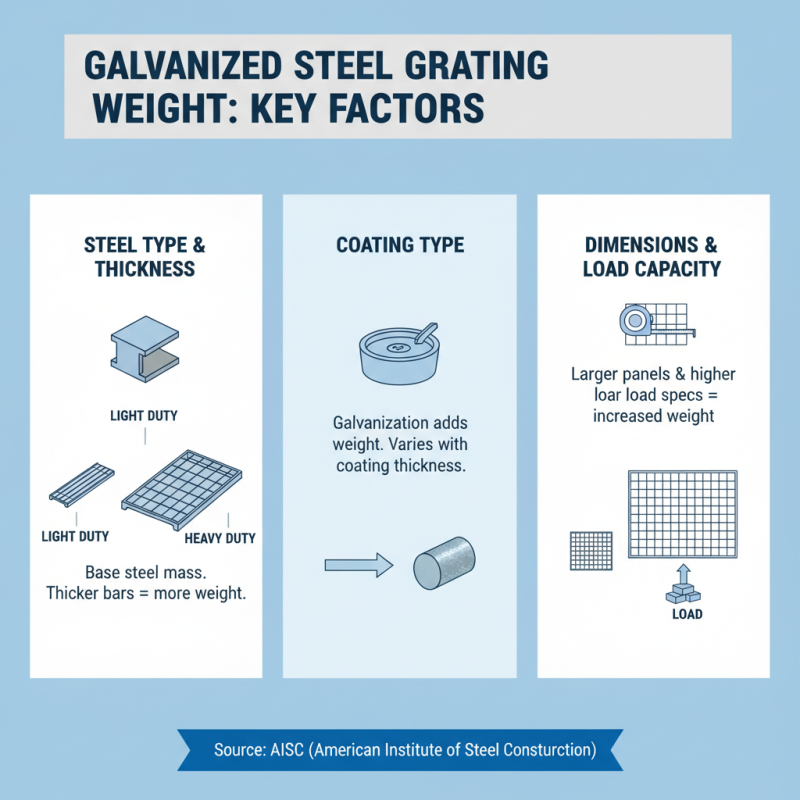 Understanding Galvanized Steel Grating Weight Factors and Calculation Methods