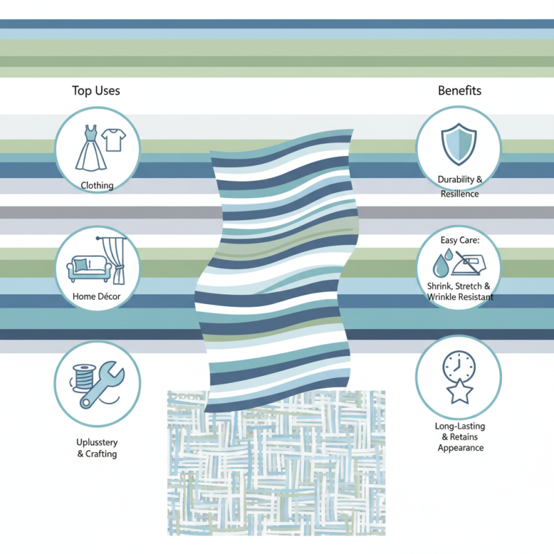 Top Uses and Benefits of Polyester Stripe Fabric for Your Projects