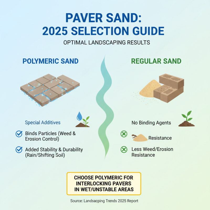 How to Choose the Best Paver Sand for Your Landscaping Projects in 2025