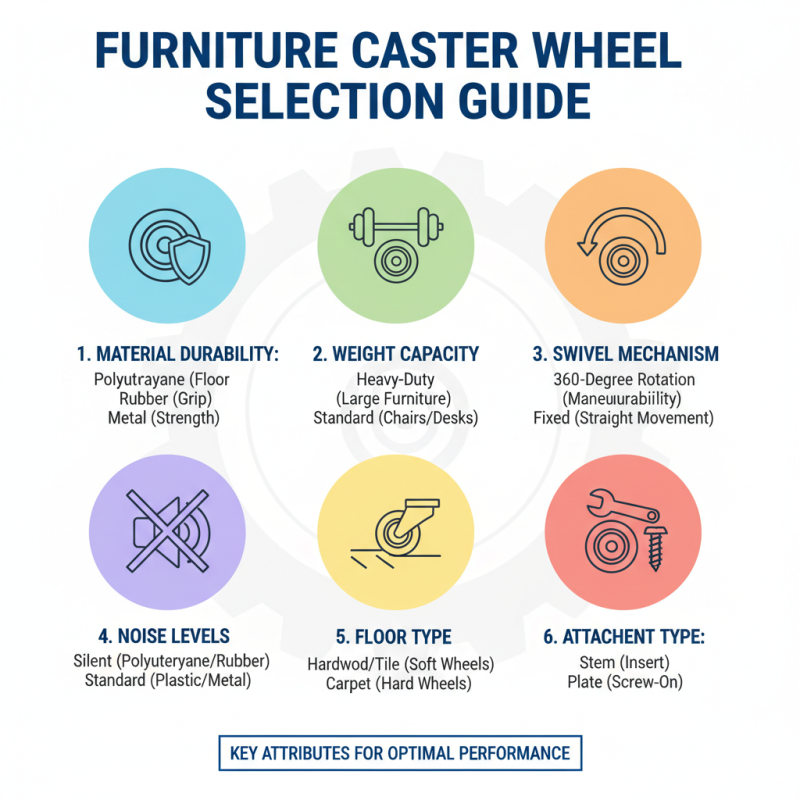Top 10 Furniture Castor Wheels for Smooth Mobility and Easy Movement